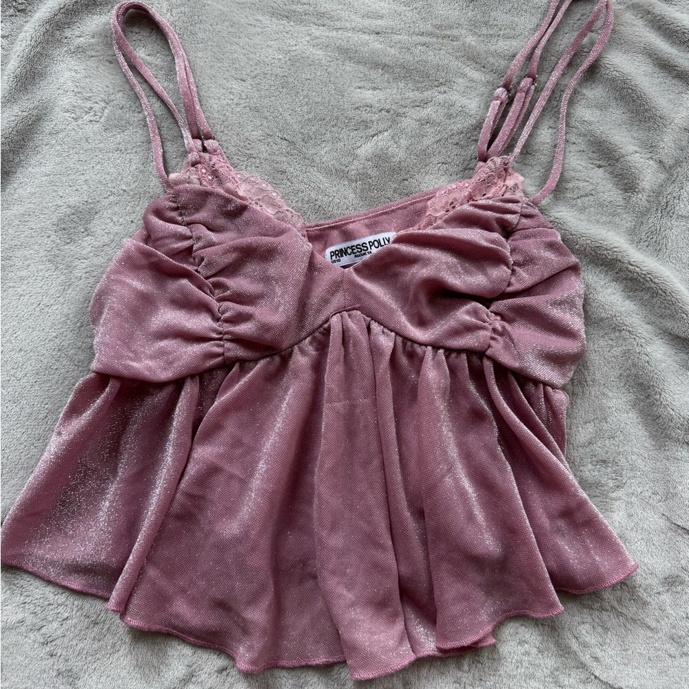 Princess Polly Corella Top Mauve